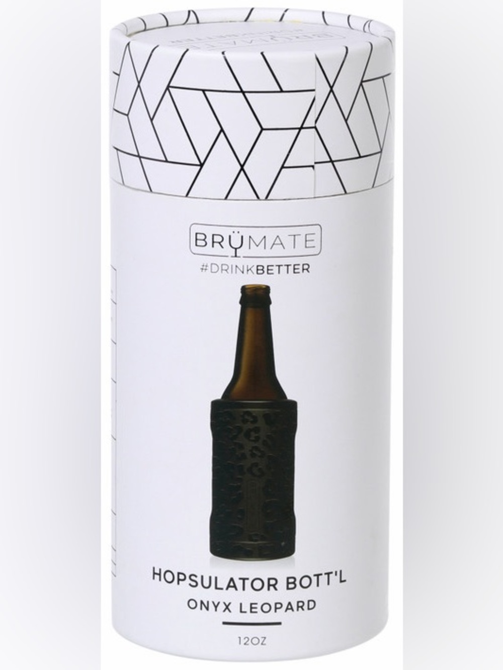 NWT BRUMATE: HOPSULATOR BOTT'L | ONYX LEOPARD (12OZ BOTTLES)